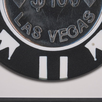 Mercana - Casino 100 Dollar Vegas Poker Chip By Zap Studio Framed Art Photograph Print under Glass - 15722 view 6