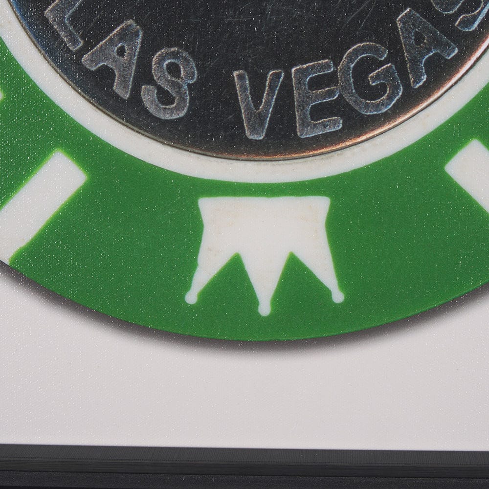 Mercana - Casino 25 Dollar Vegas Poker Chip By Zap Studio Framed Art Photograph Print under Glass - 15723 view 6