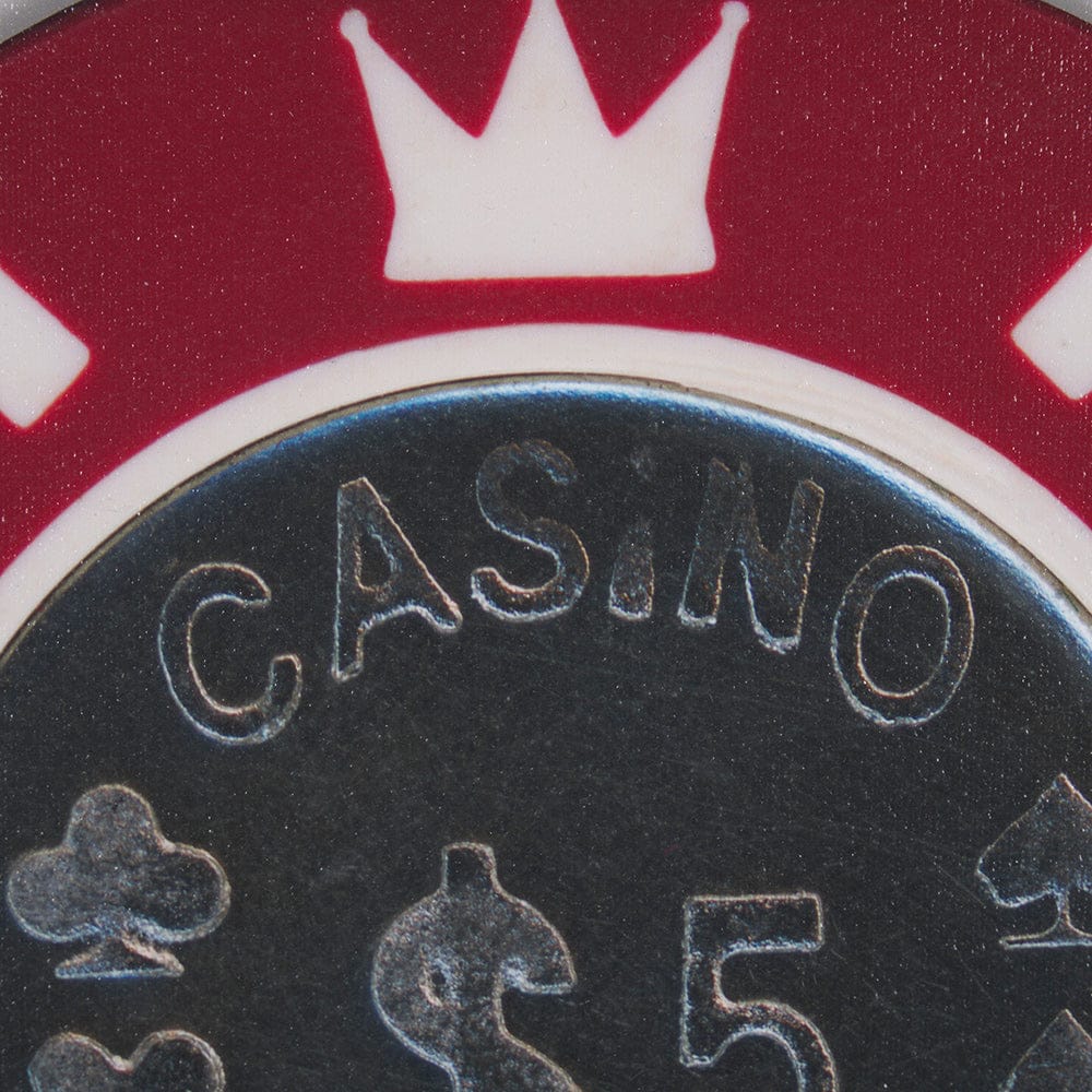 Mercana - Casino 5 Dollar Vegas Poker Chip By Zap Studio Framed Art Photograph Print under Glass - 15720 view 7