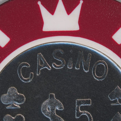 Mercana - Casino 5 Dollar Vegas Poker Chip By Zap Studio Framed Art Photograph Print under Glass - 15720 view 7