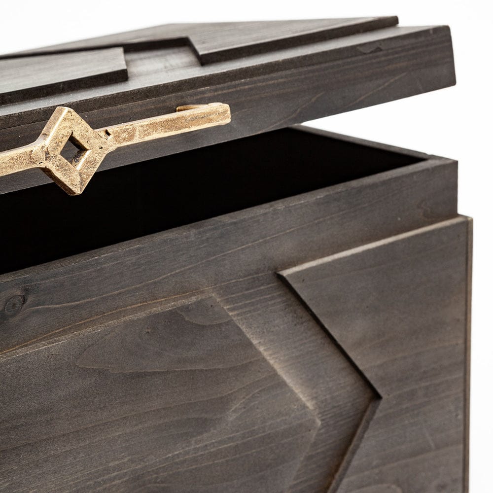 Mercana - Cassia Brown Wooden Boxes (Set of 2) - 57853 view 8