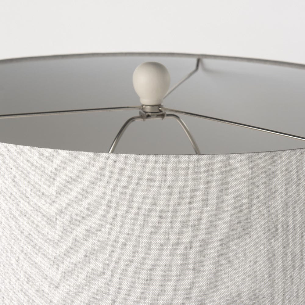 Mercana - Cato 20.0L x 20.0W x 33.5H Cream Base W/White Shade Table Lamp - 69791_CLOSEOUT view 4