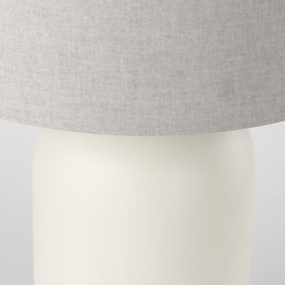 Mercana - Cato 20.0L x 20.0W x 33.5H Cream Base W/White Shade Table Lamp - 69791_CLOSEOUT view 6