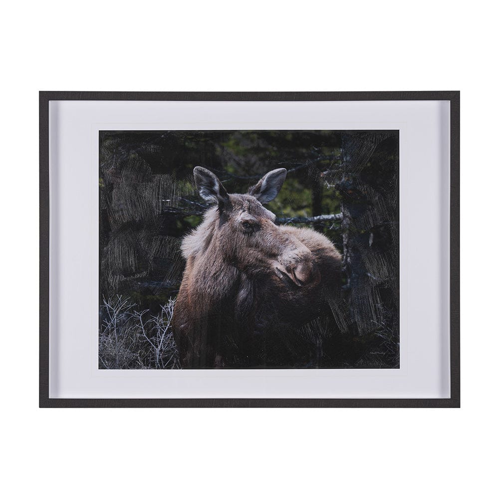 Mercana - Cautious Gaze by Chad Mackay a Hand Embellished Framed Art Print Matted under Glass - 15622 view 1