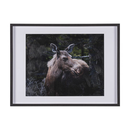 Mercana - Cautious Gaze by Chad Mackay a Hand Embellished Framed Art Print Matted under Glass - 15622 view 1