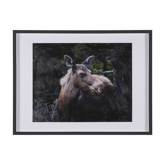 Mercana - Cautious Gaze by Chad Mackay a Hand Embellished Framed Art Print Matted under Glass - 15622 view 1