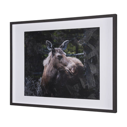Mercana - Cautious Gaze by Chad Mackay a Hand Embellished Framed Art Print Matted under Glass - 15622 view 2