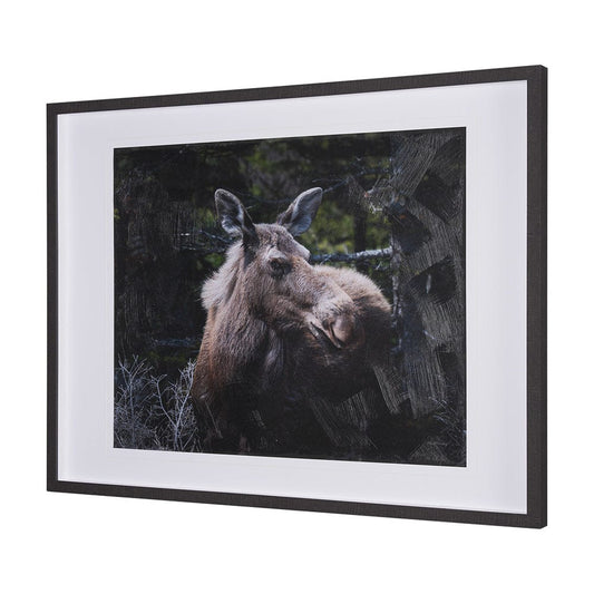 Mercana - Cautious Gaze by Chad Mackay a Hand Embellished Framed Art Print Matted under Glass - 15622 view 2