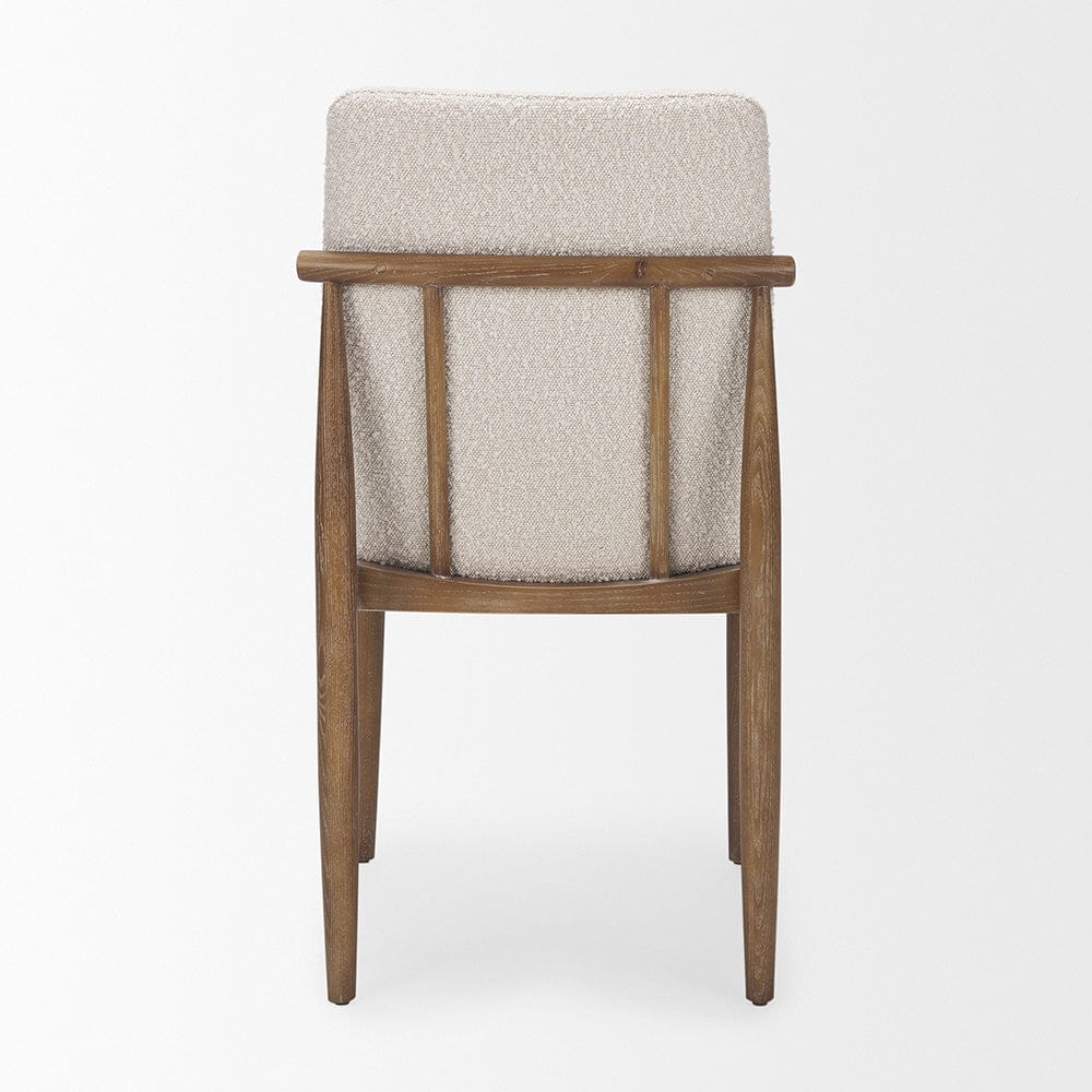 Mercana - Cavett Cream Boucle Upholstered Seat W/Light Brown Wood Frame Dining Chair (Set of 2) - 69834 view 4