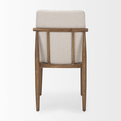Mercana - Cavett Cream Boucle Upholstered Seat W/Light Brown Wood Frame Dining Chair (Set of 2) - 69834 view 4
