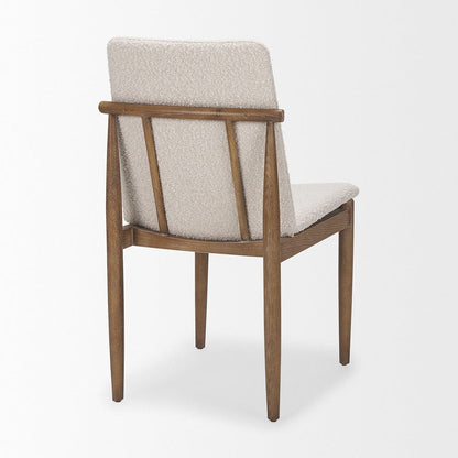 Mercana - Cavett Cream Boucle Upholstered Seat W/Light Brown Wood Frame Dining Chair (Set of 2) - 69834 view 5