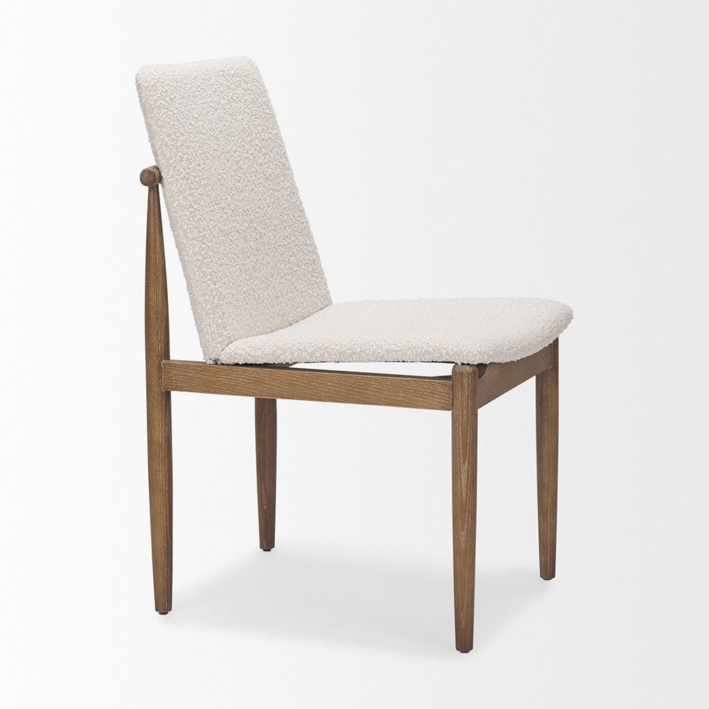 Mercana - Cavett Cream Boucle Upholstered Seat W/Light Brown Wood Frame Dining Chair (Set of 2) - 69834 view 6