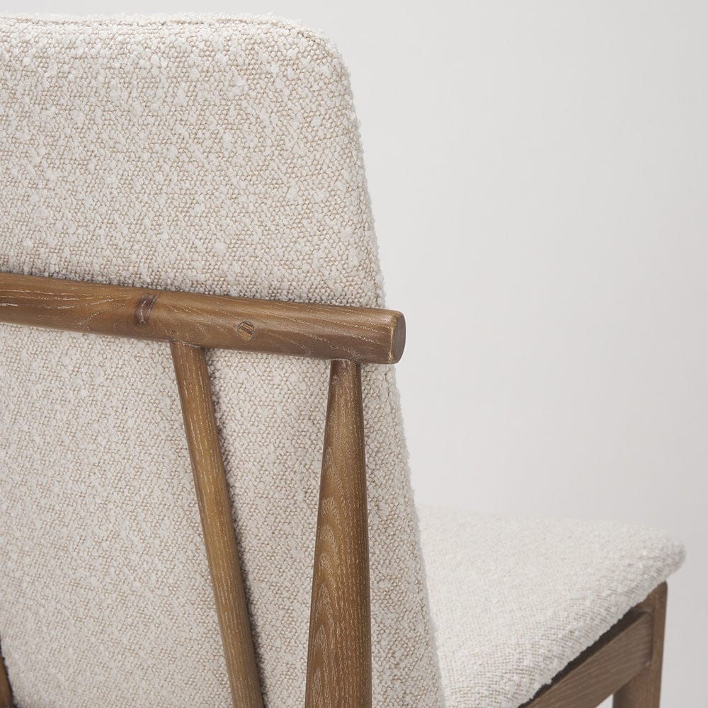 Mercana - Cavett Cream Boucle Upholstered Seat W/Light Brown Wood Frame Dining Chair (Set of 2) - 69834 view 8