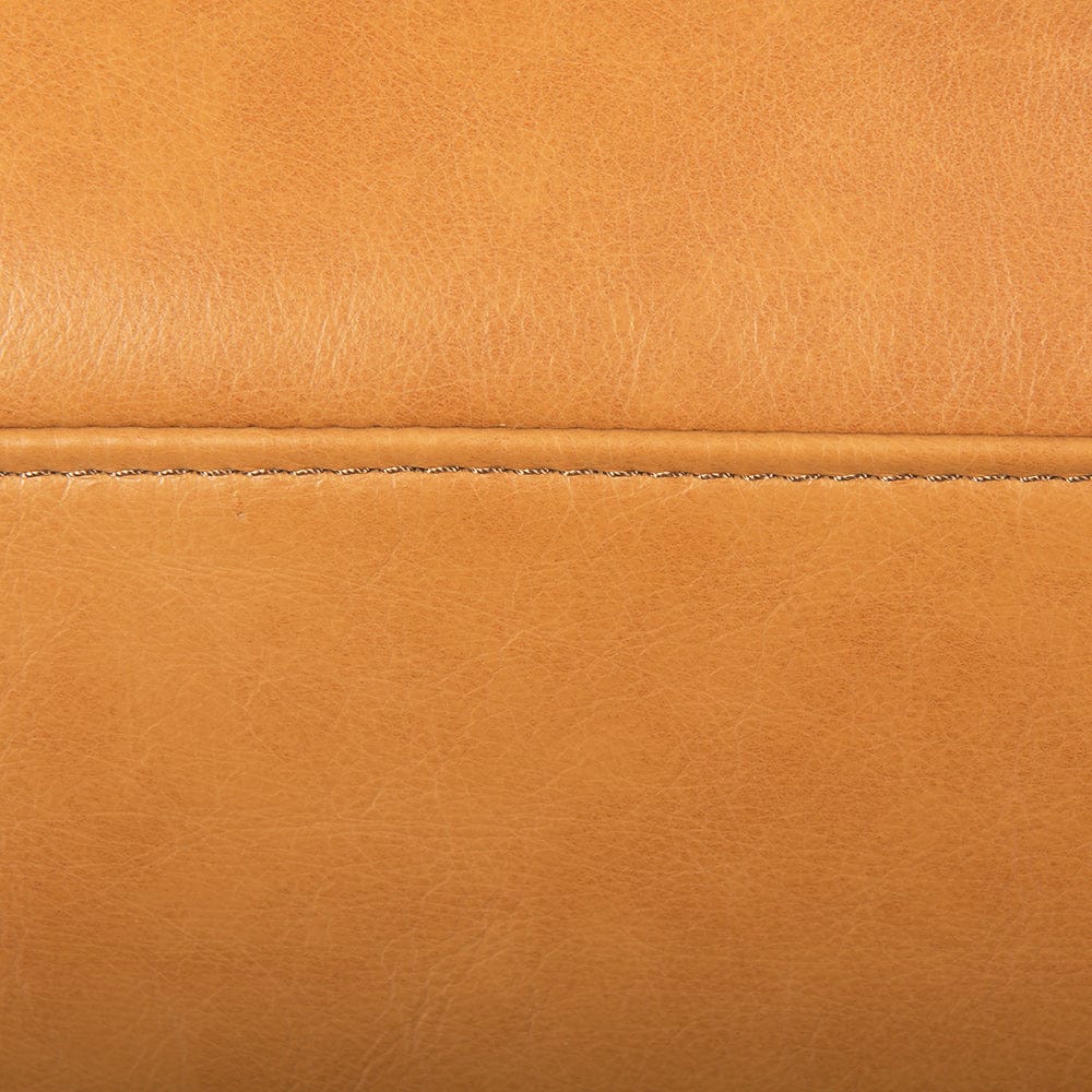 Mercana - Cedrick 90.6L x 36.6W x 31.5H Tan Leather Sofa - 69695 view 9