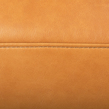 Mercana - Cedrick 90.6L x 36.6W x 31.5H Tan Leather Sofa - 69695 view 9
