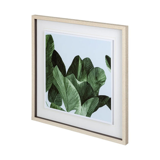 Mercana - Celadon Palms I by Emma Scarvey a Framed Art Print Matted under Glass - 12279 view 1