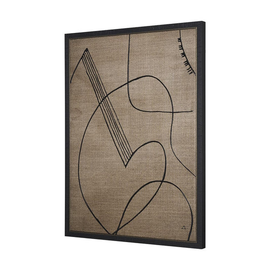 Mercana - Cello Music by Mercana Studio a Hand Embellished Textured Canvas - 102657-FS view 2