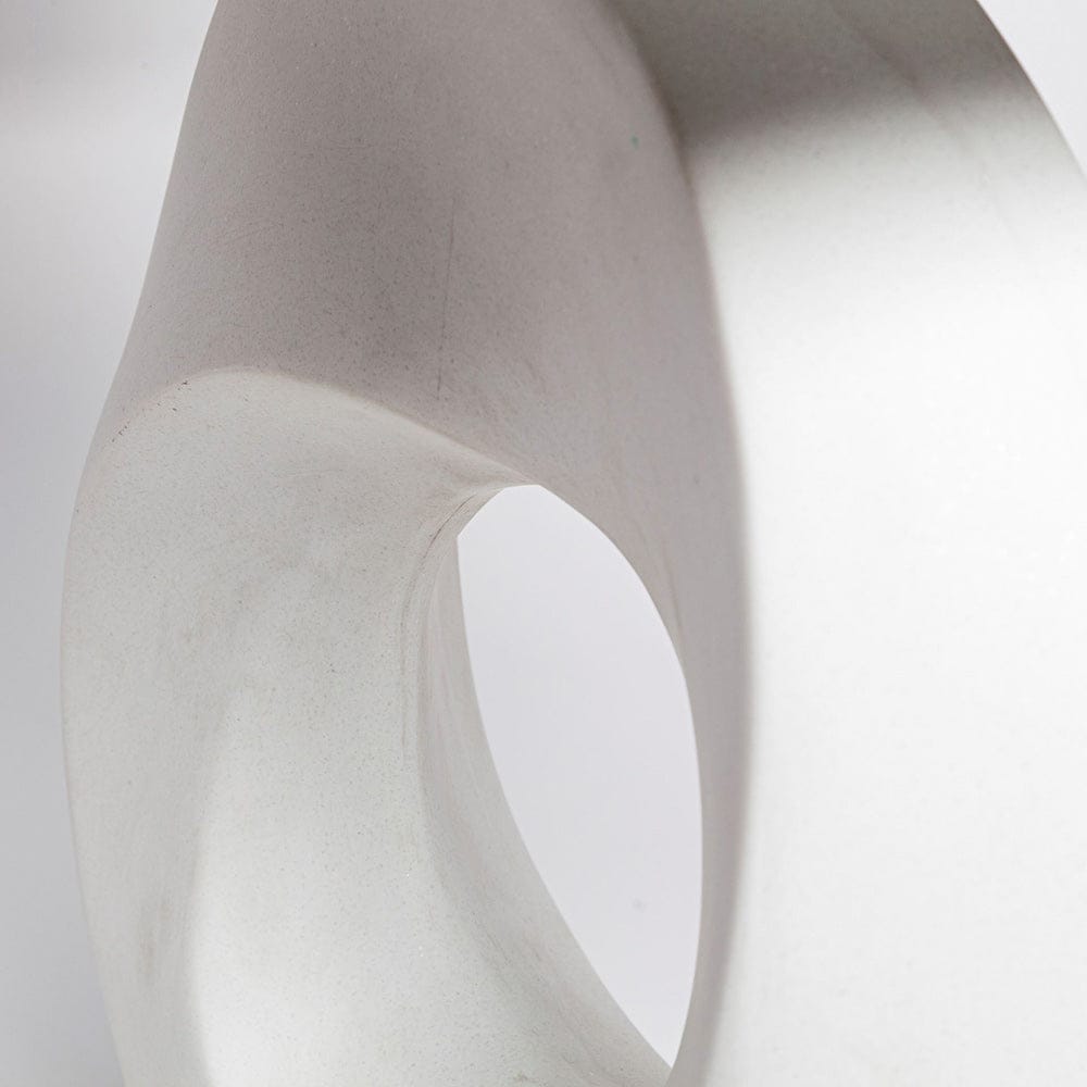 Mercana - Celtica 26.8"H White Resin Ring-Shaped Base Table Lamp - 68337 view 4