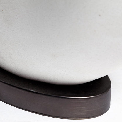 Mercana - Celtica 26.8"H White Resin Ring-Shaped Base Table Lamp - 68337 view 5