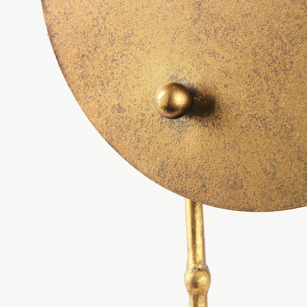 Mercana - Chadwick Antiqued Brass Duck Leg Table Clock - 63115 view 7