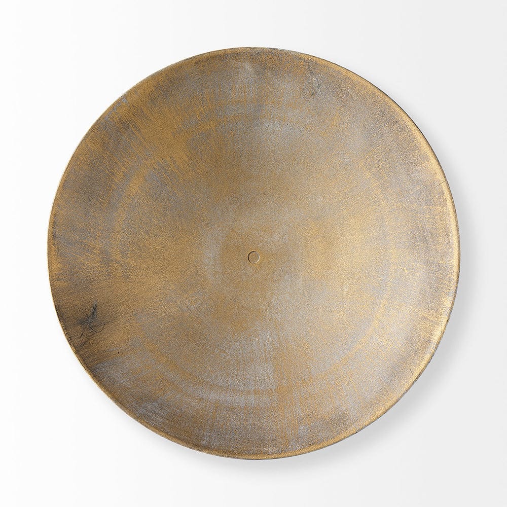 Mercana - Chadwick II 13L x 13W Gold Metal Webbed Feet Bowl - 67219 view 4