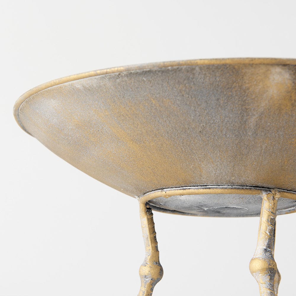 Mercana - Chadwick II 13L x 13W Gold Metal Webbed Feet Bowl - 67219 view 8