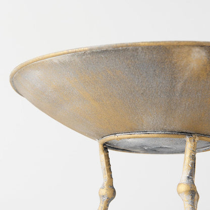 Mercana - Chadwick II 13L x 13W Gold Metal Webbed Feet Bowl - 67219 view 8
