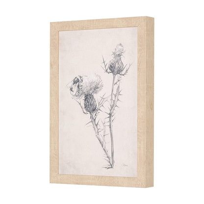 Mercana - Chamomile Drawing I by Mercana Studio a Hand Embellished Textured Framed Art Print - 14784 view 4