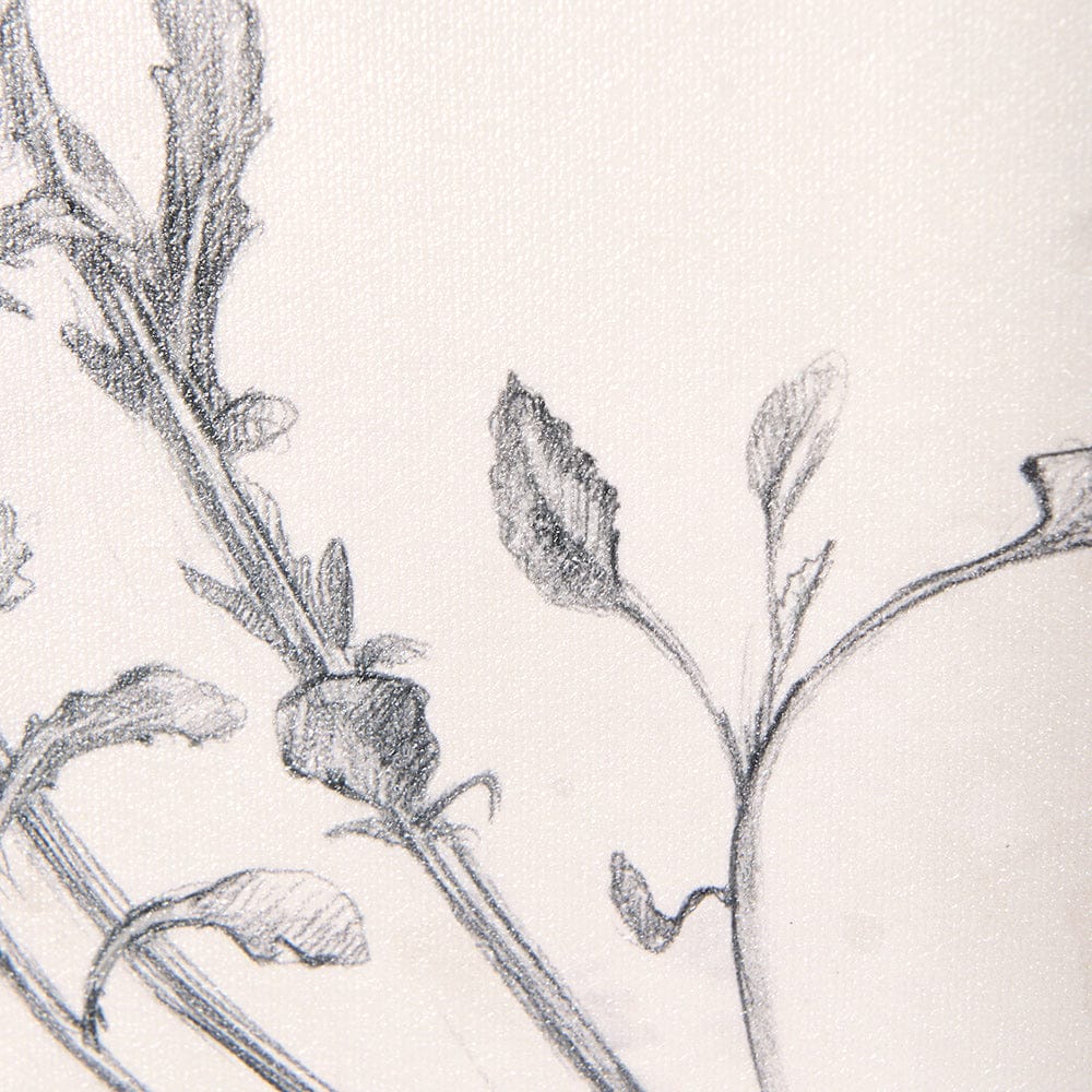 Mercana - Chamomile Drawing I by Mercana Studio a Hand Embellished Textured Framed Art Print - 14784 view 10