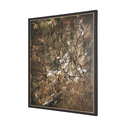 Mercana - Chaos & Order II by Chad Warren a Hand Embellished Textured Framed Canvas - 102691-FL view 2