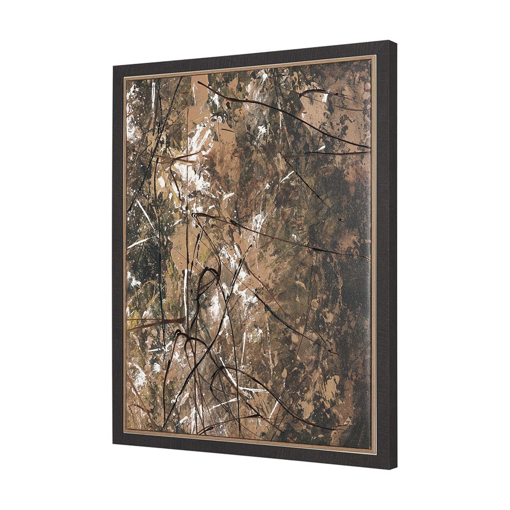 Mercana - Chaos & Order IV by Chad Warren a Hand Embellished Textured Framed Canvas - 102693-FS view 2