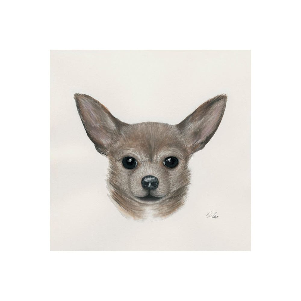 Mercana - Charlote Chihuahua by Mercana Studio a Hand Embellished Textured Canvas - 101776-S view 1