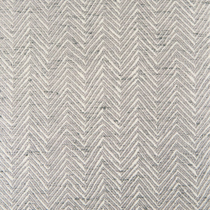 Mercana - Charlotte 55.0L Gray Herringbone Fabric Seat w/ Antique Nickel Metal Frame Bench - 69367 view 8