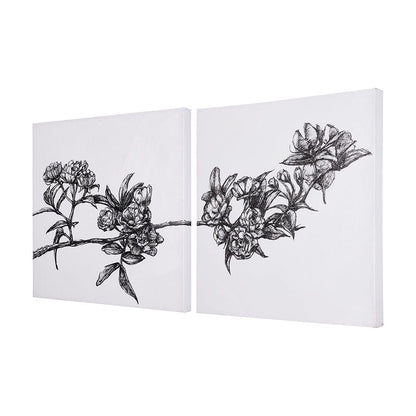 Mercana - Cherry Blossom I by Mercana Studio a Hand Embellished Textured Canvas - 102337-S view 2