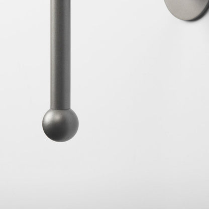 Mercana - Chester 10 x 47 Gray Metal and Beige Fabric Shade Wall Sconce - 68969 view 7