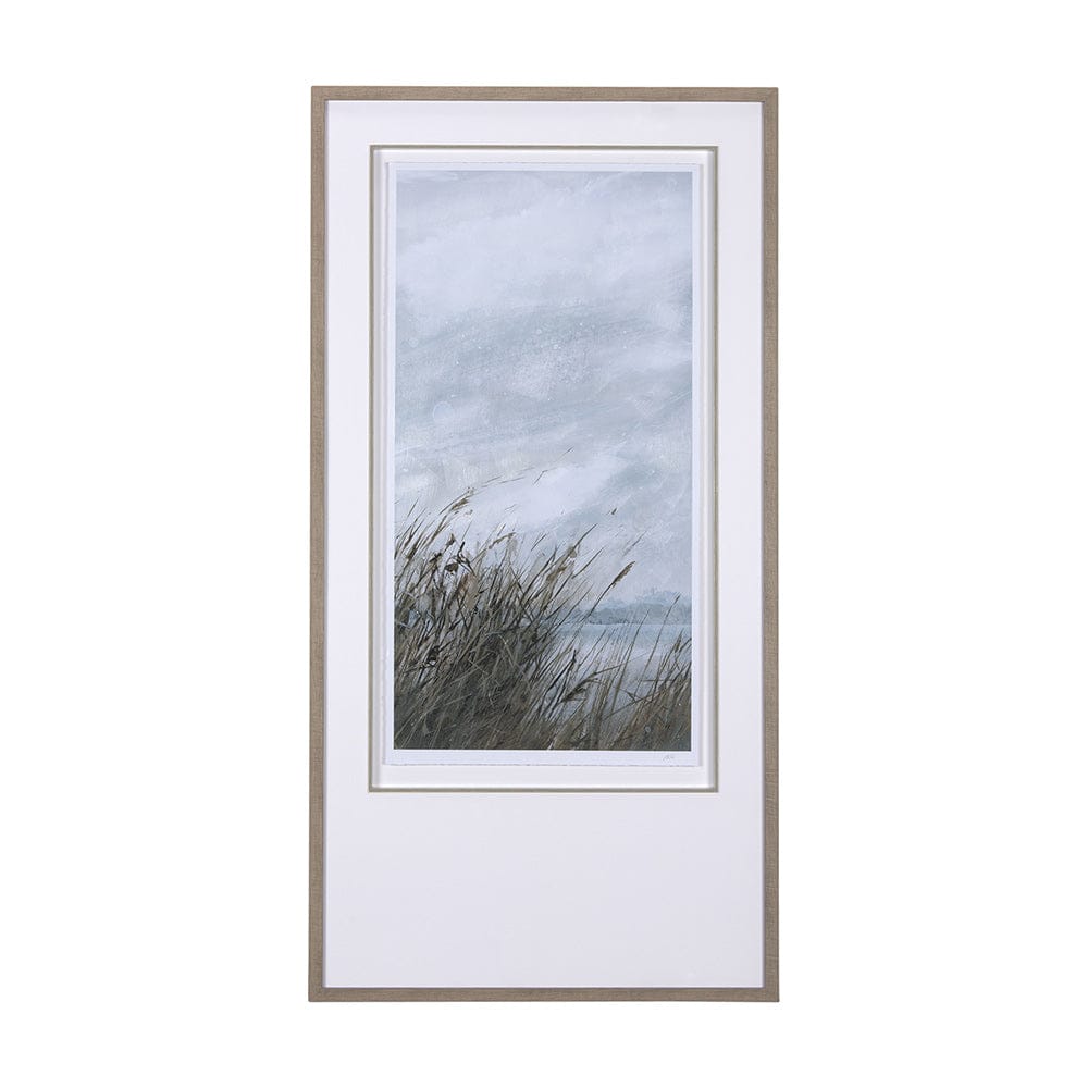 Mercana - Chilly Breeze I by Natali a Hand Embelished Textured Framed Art Print Matted under Glass - 14909 view 1