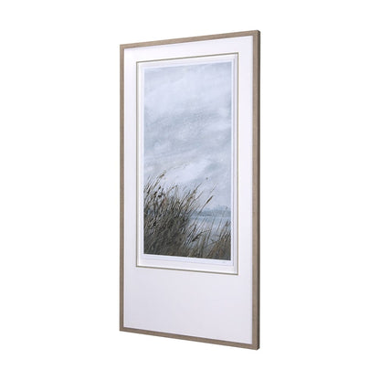 Mercana - Chilly Breeze I by Natali a Hand Embelished Textured Framed Art Print Matted under Glass - 14909 view 2