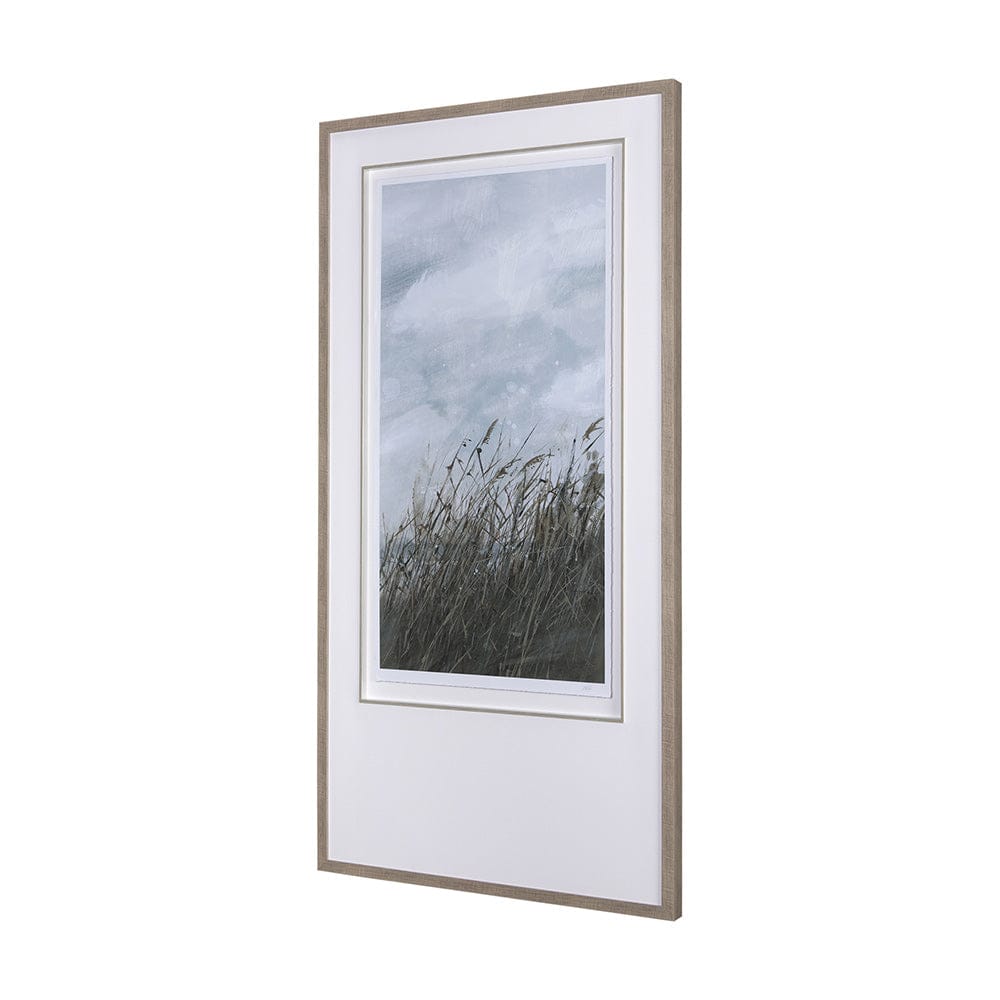 Mercana - Chilly Breeze II by Natali a Hand Embelished Textured Framed Art Print Matted under Glass - 14910 view 2