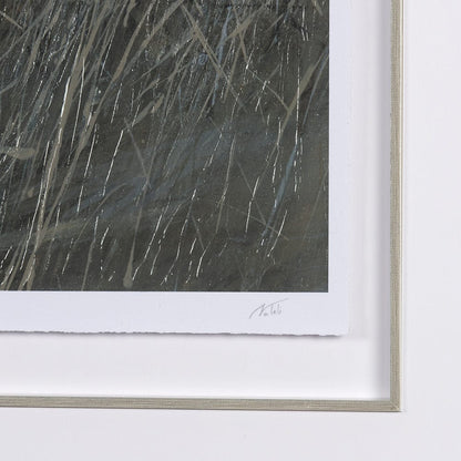 Mercana - Chilly Breeze II by Natali a Hand Embelished Textured Framed Art Print Matted under Glass - 14910 view 6