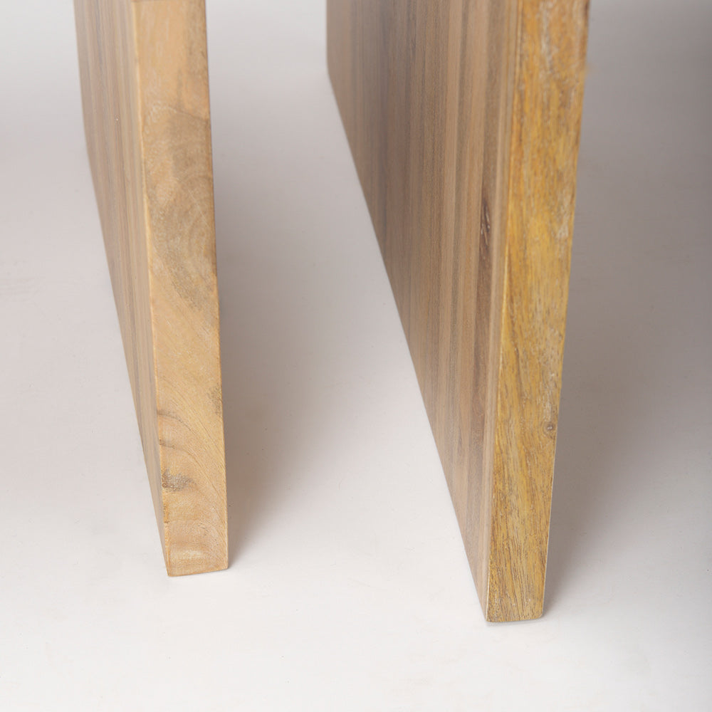 Mercana - Chloe 20.0L x 20.0W x 24.0H Cottage Wood Nesting Accent Tables (Set of 2) - 69915 view 7