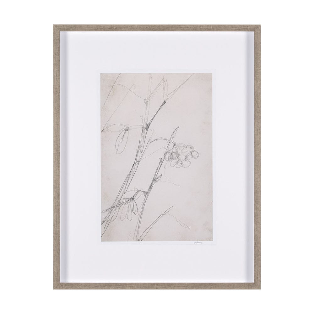 Mercana - Chokecherry 1 by Mercana Studio a Hand Embellished Framed Art Print Matted under Glass - 15559 view 1