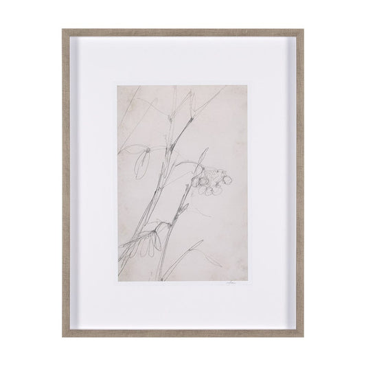 Mercana - Chokecherry 1 by Mercana Studio a Hand Embellished Framed Art Print Matted under Glass - 15559 view 1