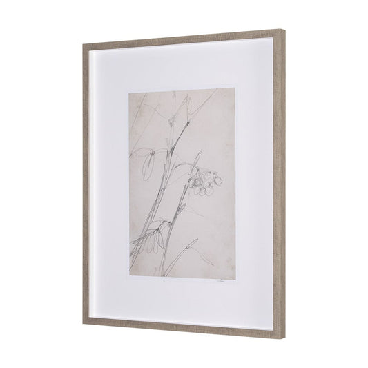 Mercana - Chokecherry 1 by Mercana Studio a Hand Embellished Framed Art Print Matted under Glass - 15559 view 2