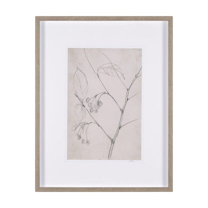 Mercana - Chokecherry 2 by Mercana Studio a Hand Embellished Framed Art Print Matted under Glass - 15560 view 1