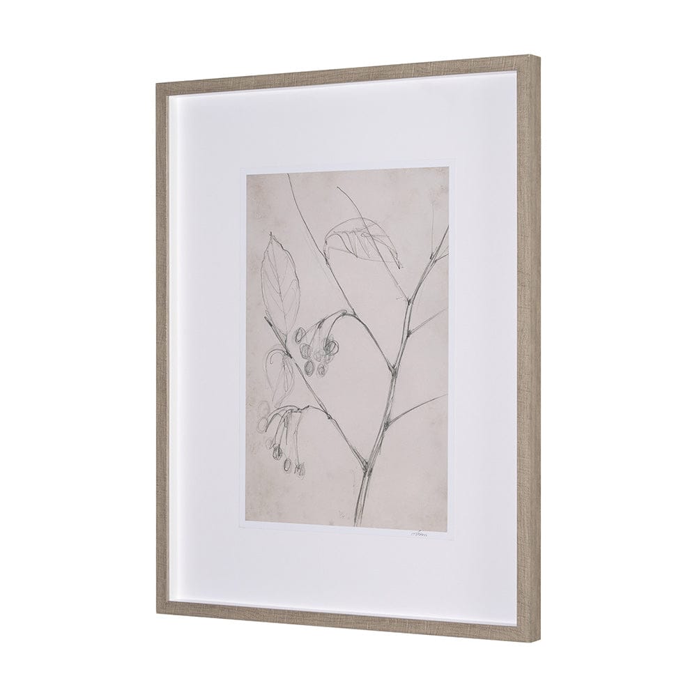 Mercana - Chokecherry 2 by Mercana Studio a Hand Embellished Framed Art Print Matted under Glass - 15560 view 2