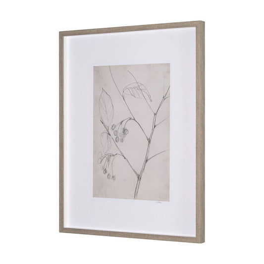 Mercana - Chokecherry 2 by Mercana Studio a Hand Embellished Framed Art Print Matted under Glass - 15560 view 2
