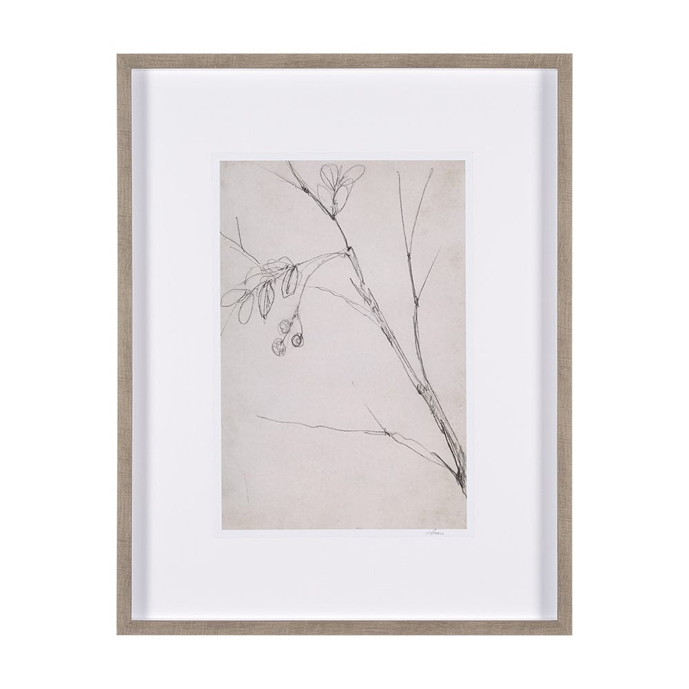 Mercana - Chokecherry 3 by Mercana Studio a Hand Embellished Framed Art Print Matted under Glass - 15561 view 1