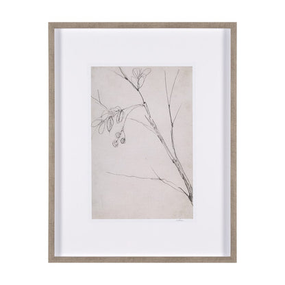 Mercana - Chokecherry 3 by Mercana Studio a Hand Embellished Framed Art Print Matted under Glass - 15561 view 1