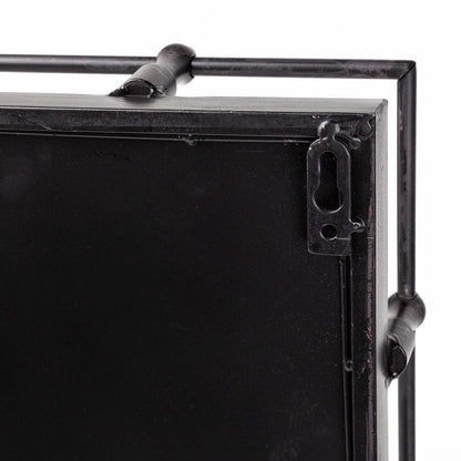 Mercana - Christa 22L x 22W Black Metal Mirrored Base Square Tray - 57238 view 10