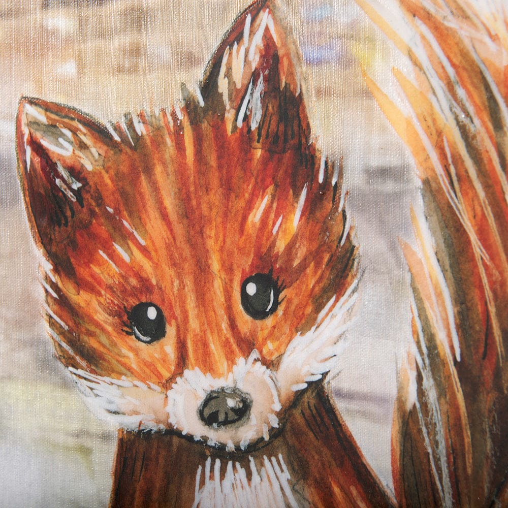 Mercana - City Fox by Mercana Studio a Hand Embellished Textured Canvas - 102027-S view 4
